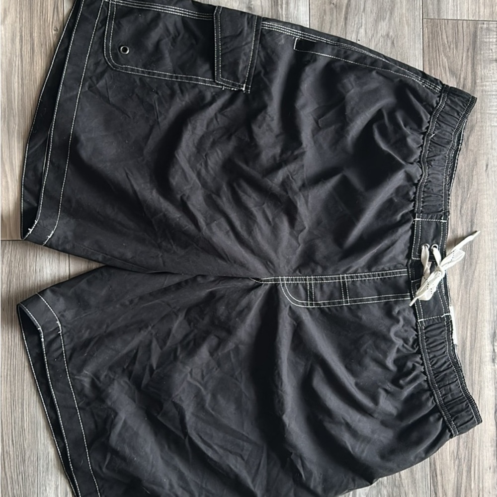 St. John's Bay Black Men's Swim Trunks